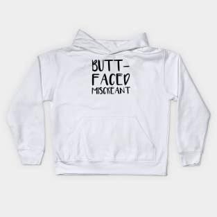 Butt-Faced Miscreant Kids Hoodie